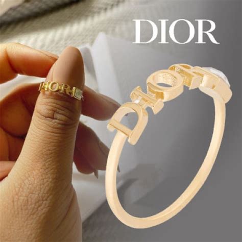 dior revolution ring with white crystals|ring christian Dior.